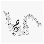 Couple on a beach swing